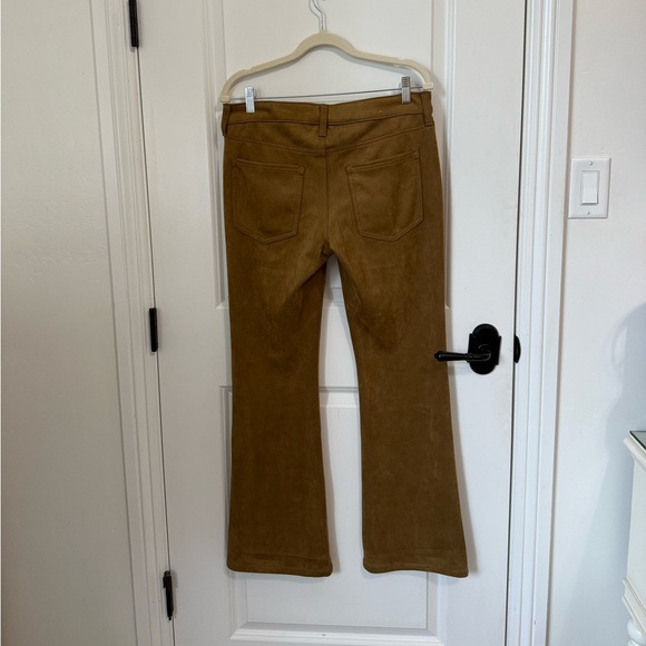 Banana Republic NWOT Petite Faux Suede Low-Rise Bootcut Pants - Picture 3 of 5